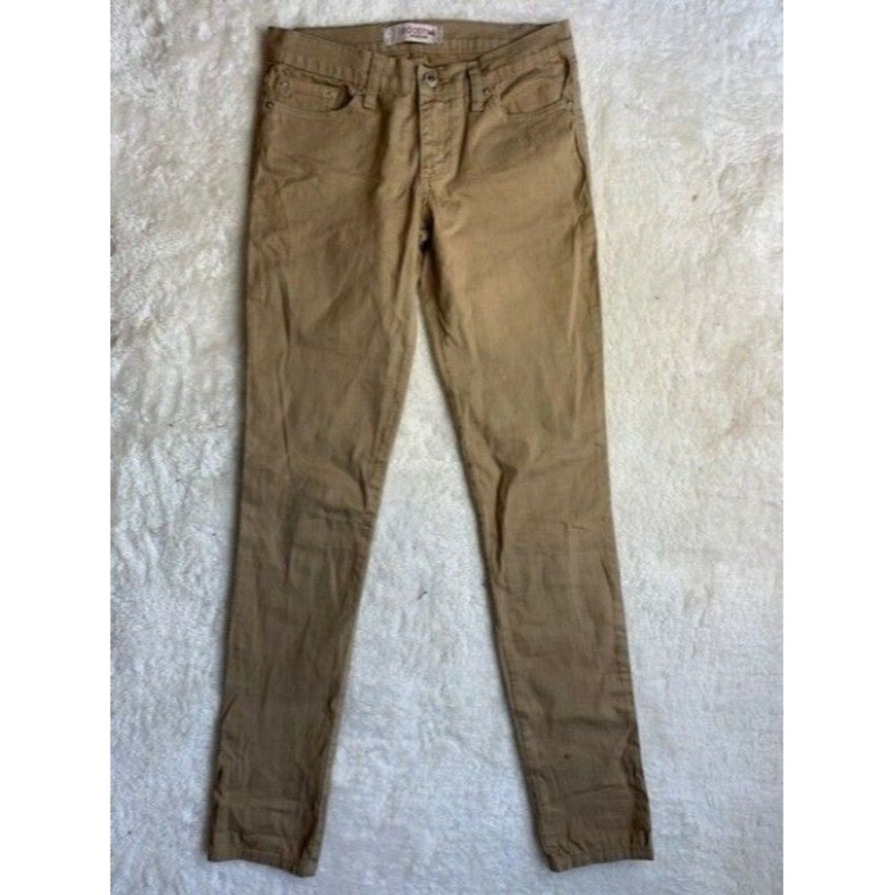 GoodTime Womens Khaki Pants Jeans Size 1 Stretch Low Rise Skinny